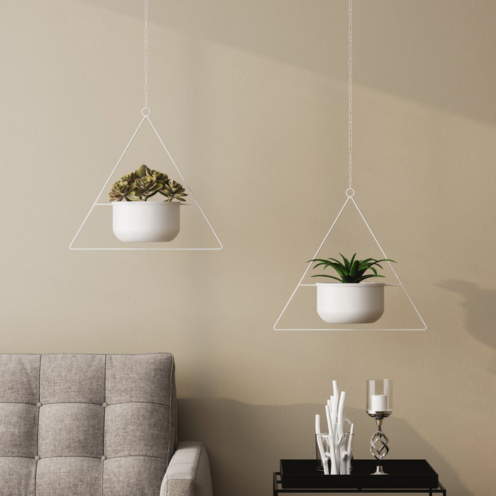 Aberto Design Maceta Decorativa Harpusta - Blanco